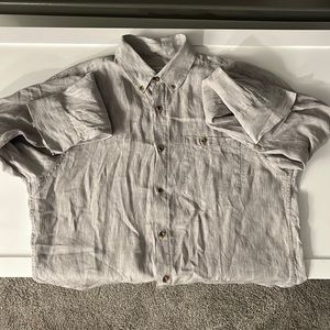 Men’s Nudie Shirt in Linen Medium